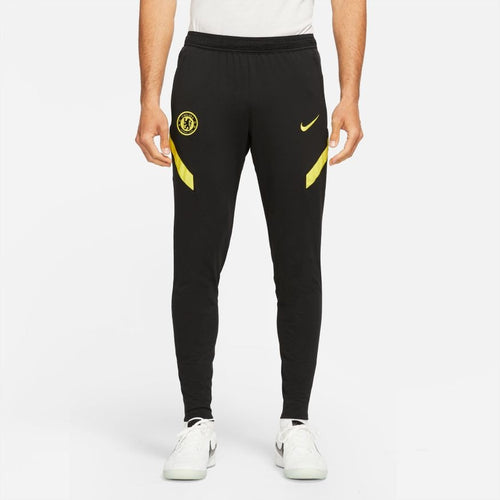 Pantalon d'entrainement Chelsea Strike - Noir/Jaune - Footkorner