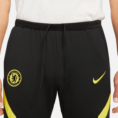 Pantalon d'entrainement Chelsea Strike - Noir/Jaune - Footkorner
