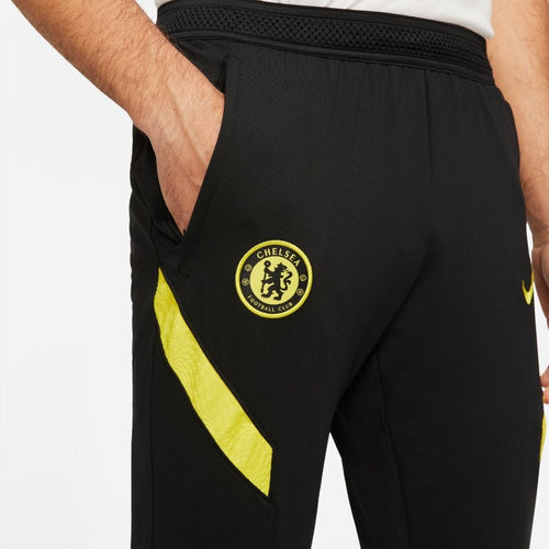 Pantalon d'entrainement Chelsea Strike - Noir/Jaune - Footkorner