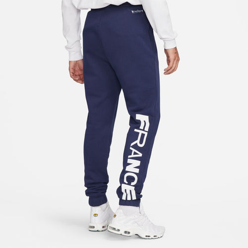 Pantalon d'entrainement Equipe de France - Bleu/Blanc - Footkorner