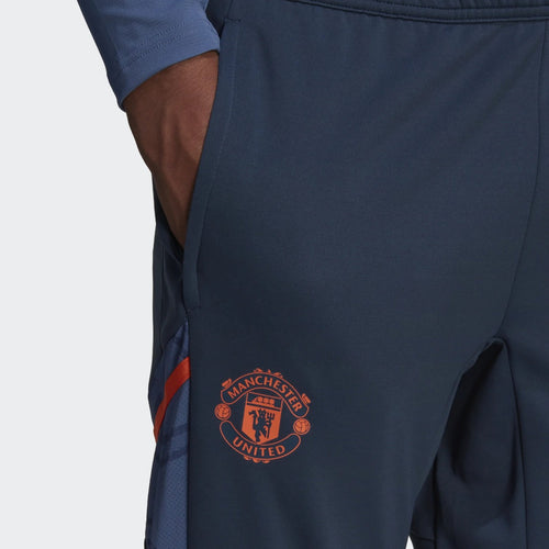 Pantaloni da allenamento Condivo del Manchester United - Blu/Arancione - Footkorner