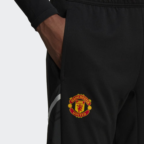 Pantaloni da allenamento Condivo del Manchester United - Nero/Rosso  - Footkorner
