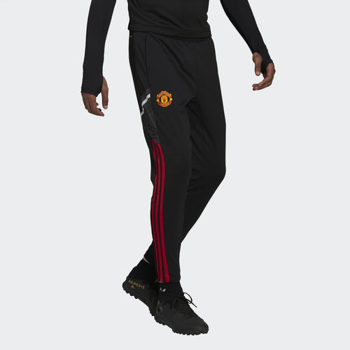 Pantaloni da allenamento Condivo del Manchester United - Nero/Rosso  - Footkorner