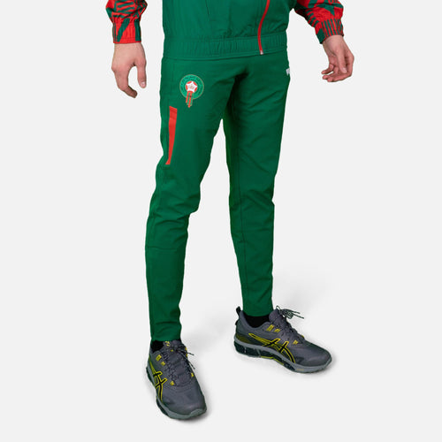 Pantalon d'entrainement Maroc 2022/2023 - Vert/Rouge - Footkorner