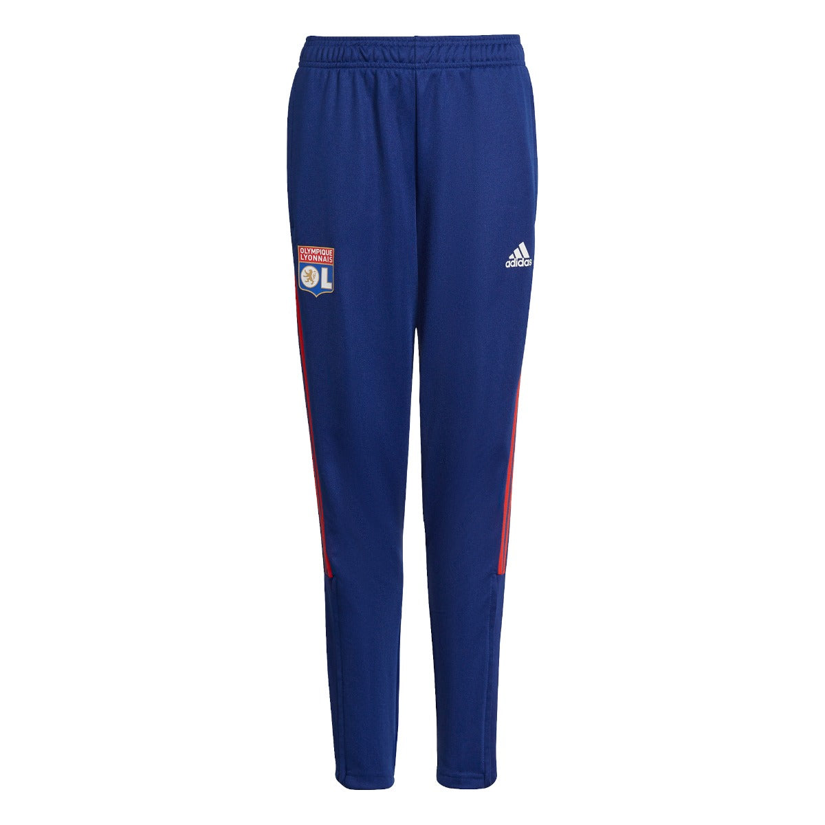 Pantalón de entrenamiento OL Júnior 2021/2022 - Azul/Rojo