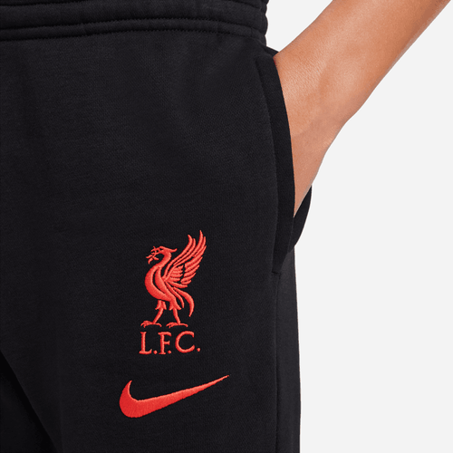 Liverpool Tech Fleece Junior Pants 2022/2023 - Black/Red - Footkorner