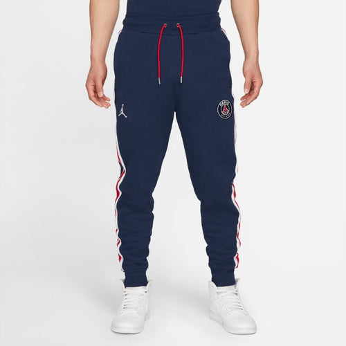 PSG X Jordan Fleece Pants 2021/2022 - Blue/White/Red  - Footkorner