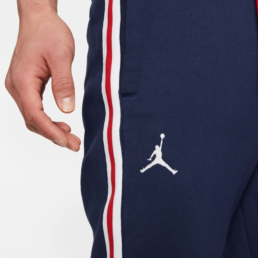 FootkornerPSG X Jordan Fleece Pants 2021/2022 - Blue/White/Red 