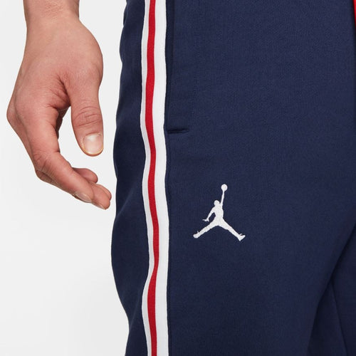 PSG X Jordan Fleece Pants 2021/2022 - Blue/White/Red  - Footkorner