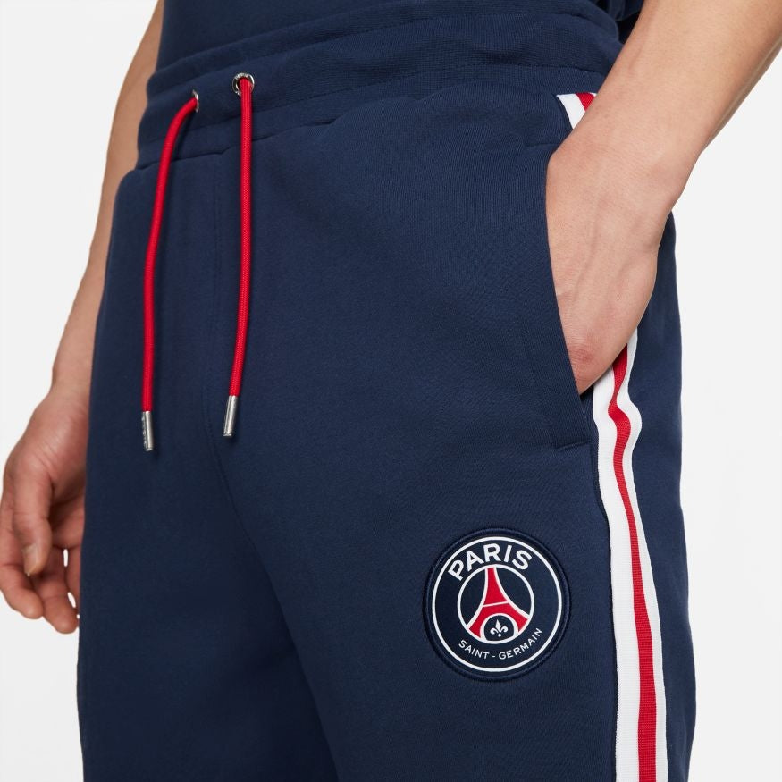 FootkornerPSG X Jordan Fleece Pants 2021/2022 - Blue/White/Red 