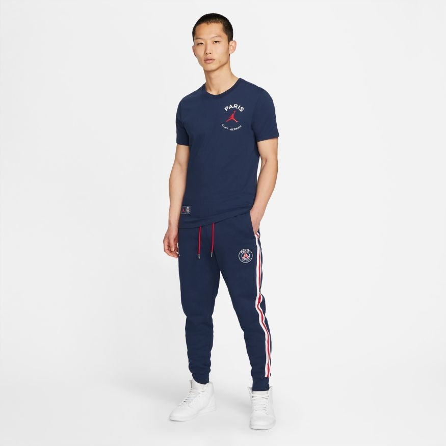 FootkornerPSG X Jordan Fleece Pants 2021/2022 - Blue/White/Red 