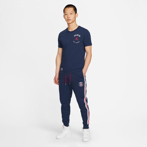 PSG X Jordan Fleece Pants 2021/2022 - Blue/White/Red  - Footkorner