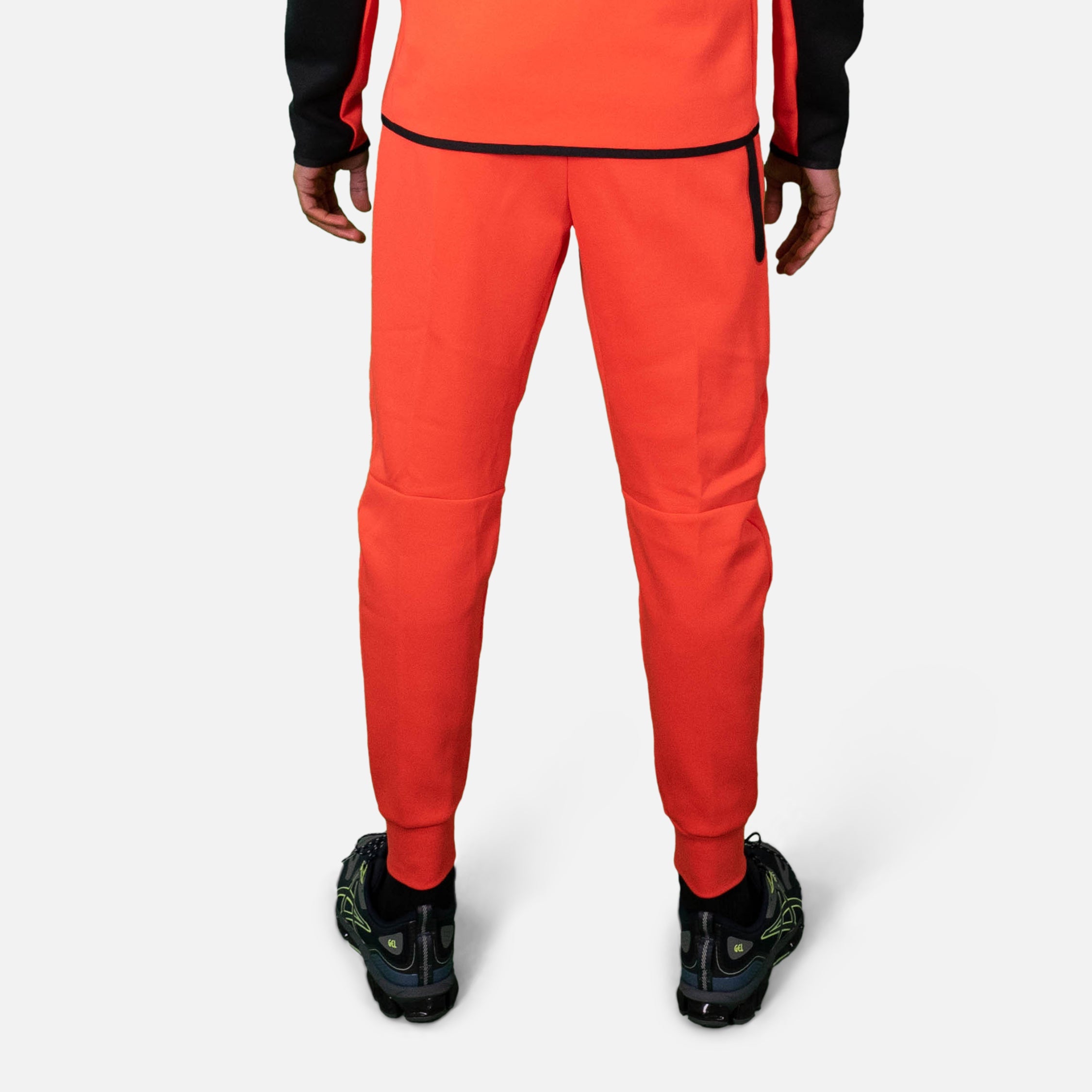 Pantalón Jogging Nike Sportswear Tech Fleece - Rouge/Noir