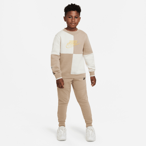 Pantalón jogging Nike Tech Fleece Junior - Beige - Footkorner