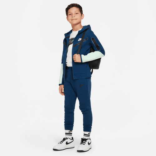 Joggers Nike Tech Fleece Junior - Azul marino/Negro - Footkorner