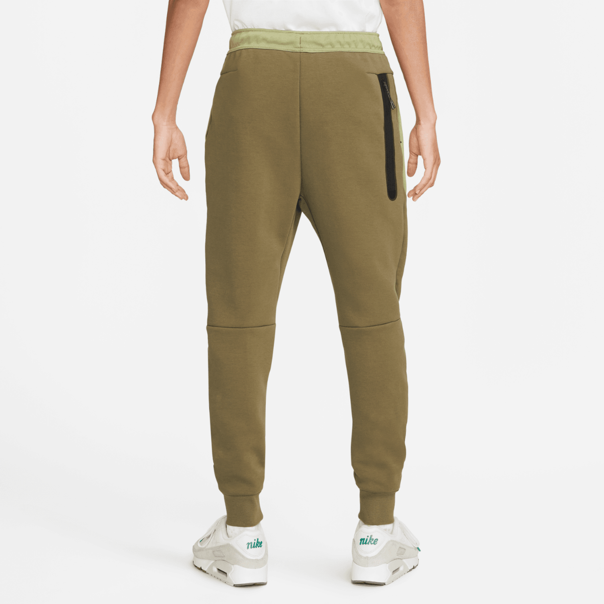 Pantalon jogging Nike Tech Fleece - Vert/Kaki