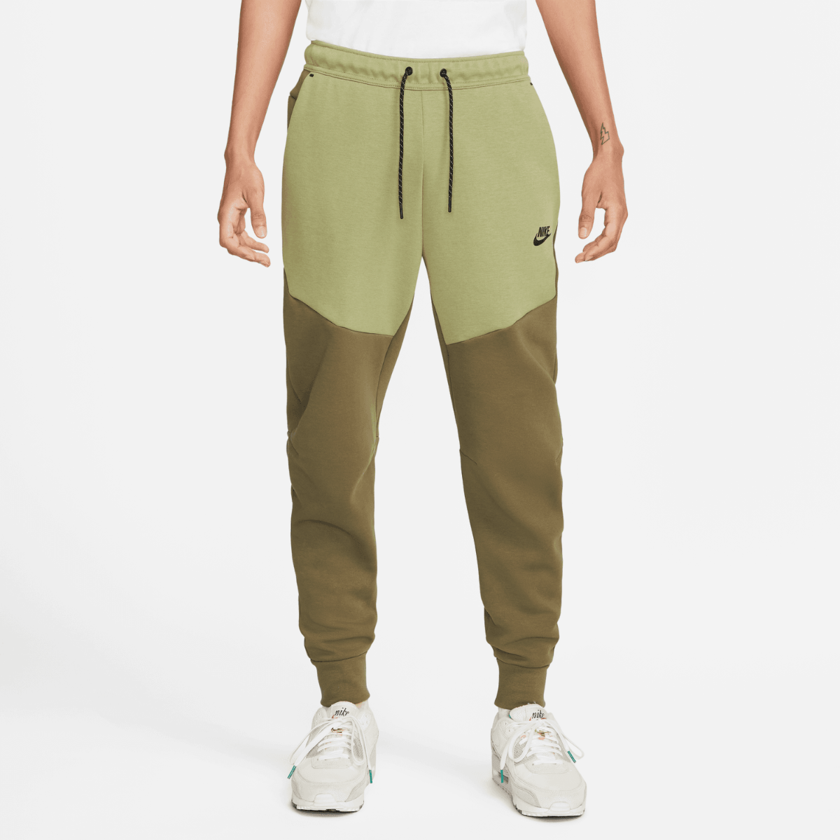 Pantalones de chándal Nike Tech Fleece - Verde/Pierna