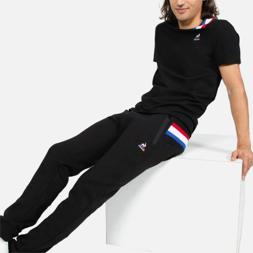 Pantalón Le Coq Sportif Tricolor - Negro - Footkorner