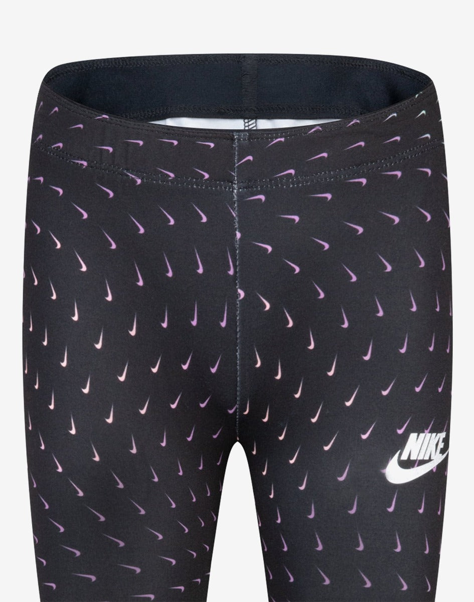FootkornerNike Essentials Kinder Mädchen Leggings – Schwarz/Rosa