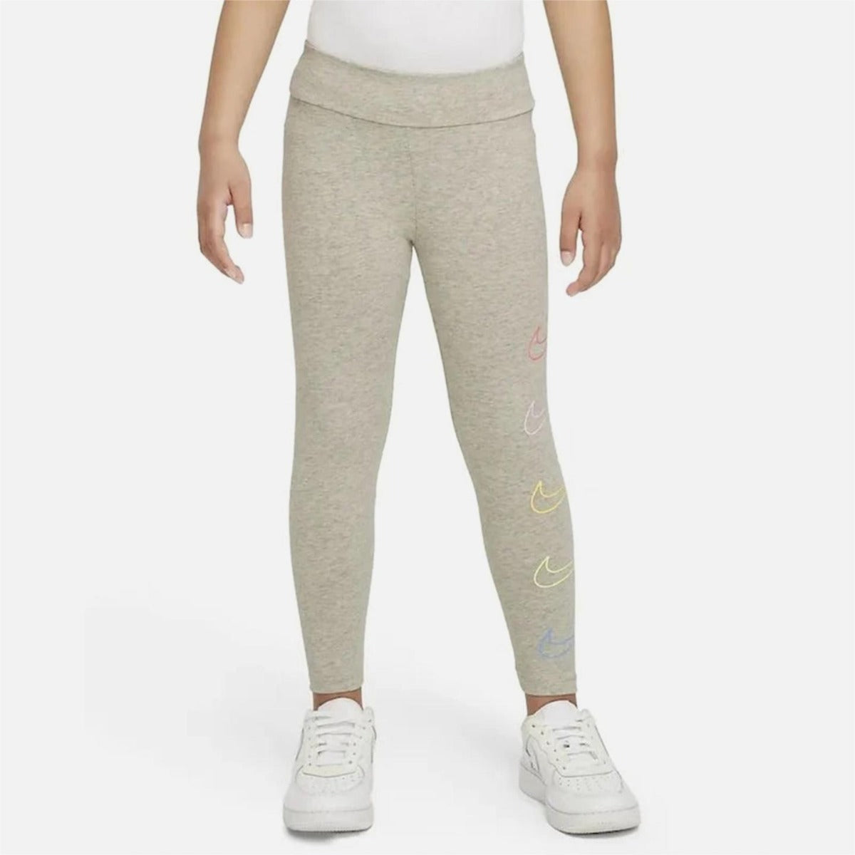 Nike Retro Rewind Legging-Hose für Kinder, Mädchen – Grau