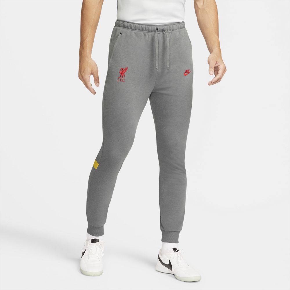 Liverpool Travel Pants 2021/2022 - Grey/Yellow/Red
