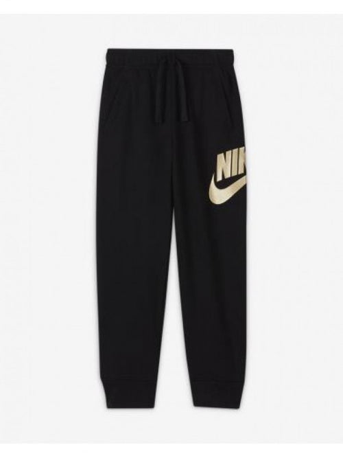 Pantaloni Nike Sportswear Club Fleece Bambini - Nero/Oro - Footkorner