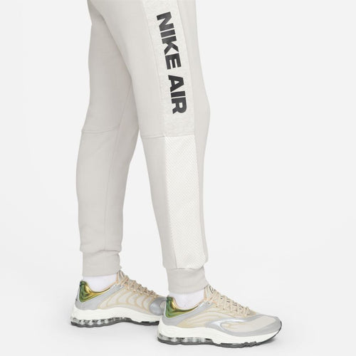 Nike Air brushed fleece pants - Grey/White - Footkorner