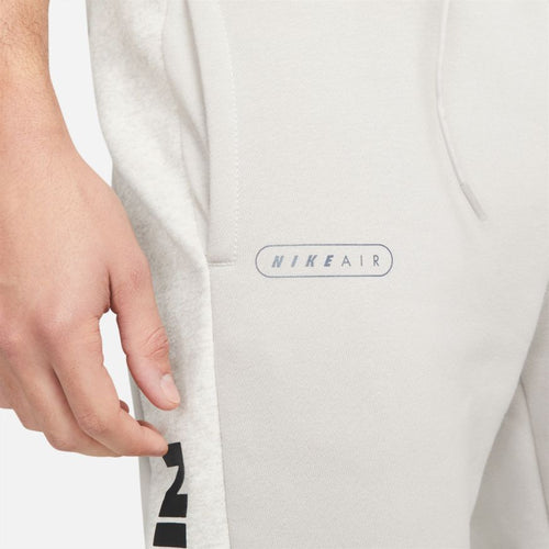 Nike Air brushed fleece pants - Grey/White - Footkorner