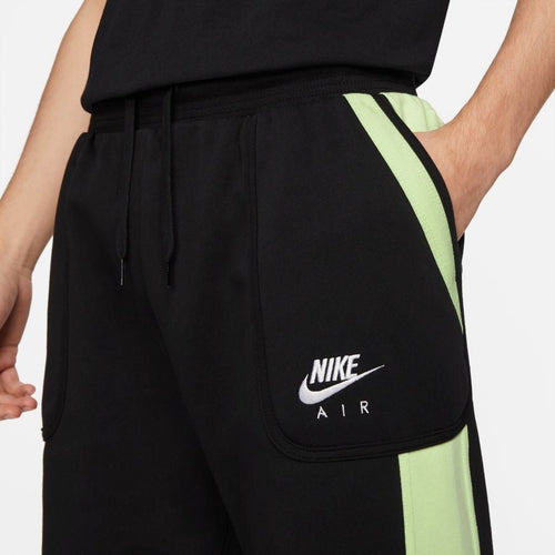 Nike Air Fleece Pants - Black/Neon Green - Footkorner