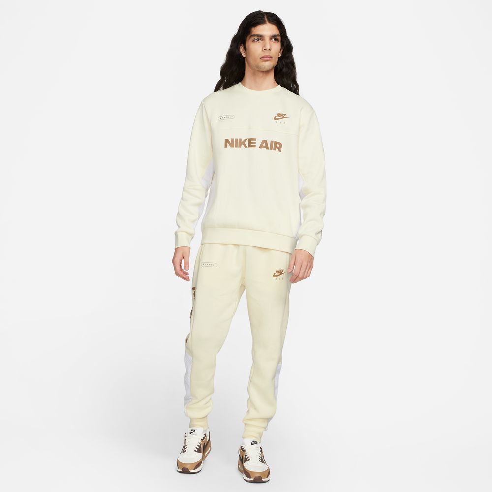 FootkornerGebürstete Nike Air Fleece-Hose – Beige