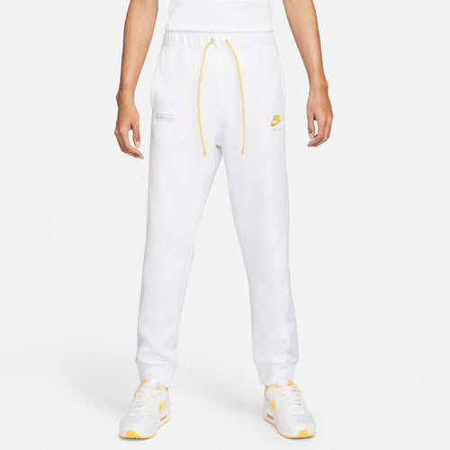 Nike Air Fleece Brushed Trousers - White/Gold - Footkorner