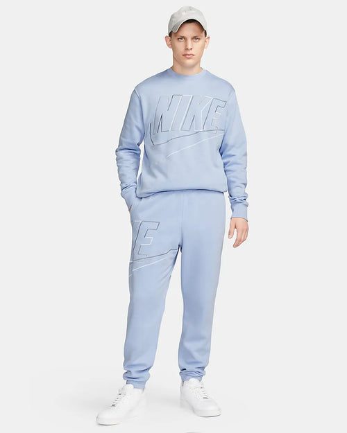 Pantalon Nike Club Fleece+ - Bleu/Noir/Blanc - Footkorner