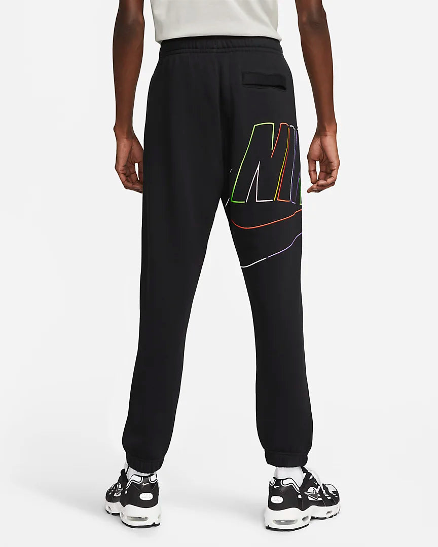 Nike Club Fleece Pants Black Red Blue Footkorner