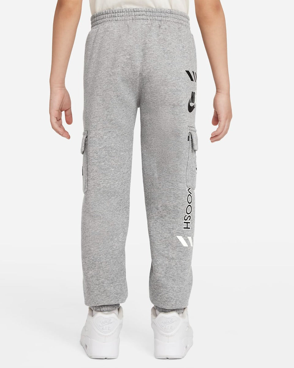Pantalon Nike Fleece Cargo Enfant - Gris/Noir