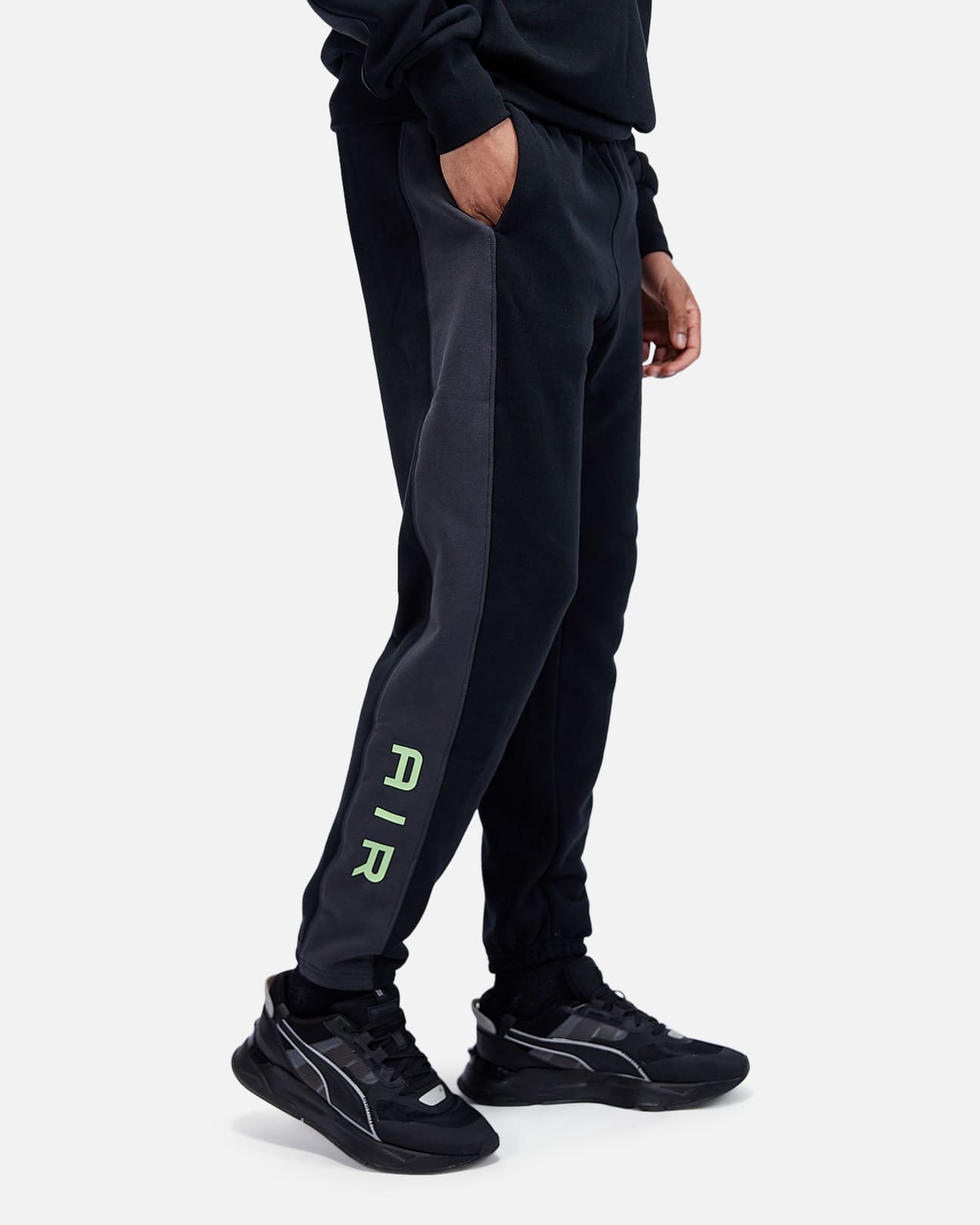 Pantalones Nike Sportswear Air - Noir/Gris/Vert
