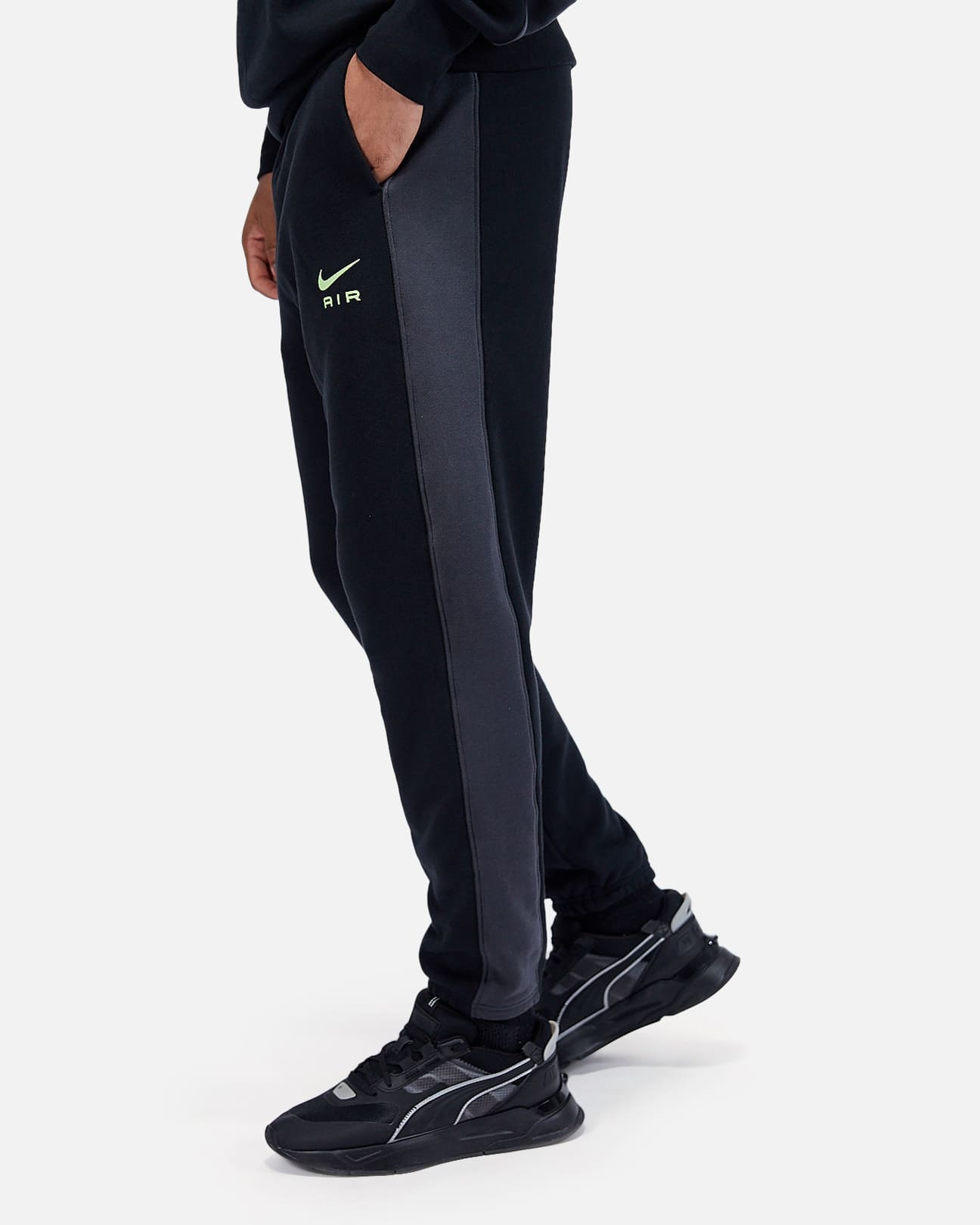 Pantalones Nike Sportswear Air - Noir/Gris/Vert