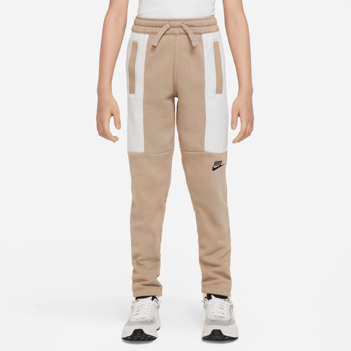 Pantalón Nike Sportswear Amplify Junior - Beige/Gris