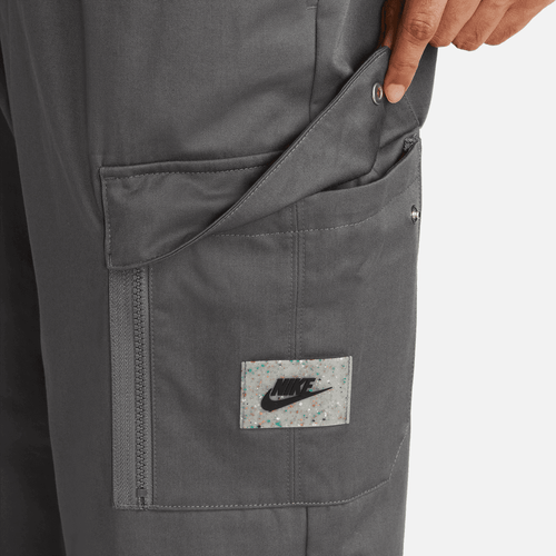 Nike Sportswear Cargo Woven Hose – Grau/Orange - Footkorner