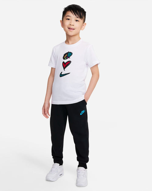 Pantalon Nike Sportswear Club Enfant - Noir/Bleu - Footkorner