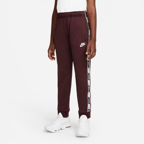 Pantalon Nike Sportswear Junior Repeat - Bordeau/Blanc - Footkorner