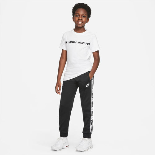 Pantalón Nike Sportswear Junior Repeat - Noir/Blanc - Footkorner