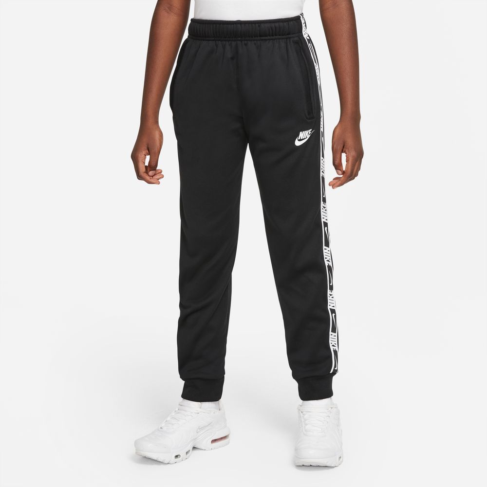 Pantalon Nike Sportswear Junior Repeat - Schwarz/Weiß