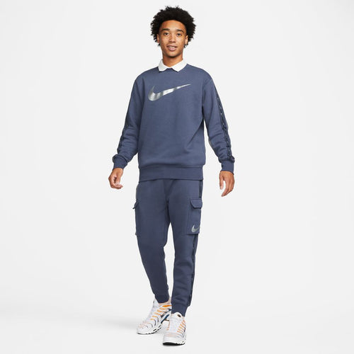 Pantaloni Nike Sportswear Repeat - blu/argento - Footkorner