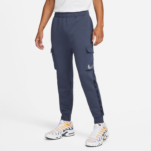 Pantaloni Nike Sportswear Repeat - blu/argento - Footkorner