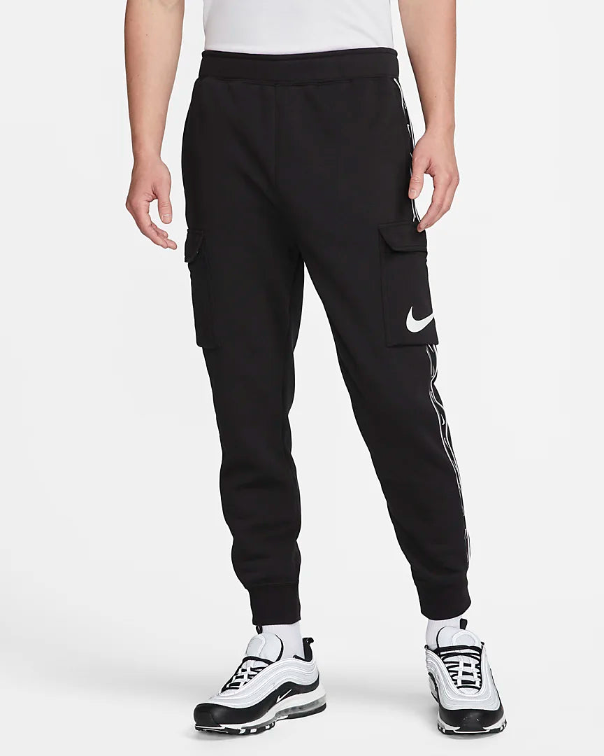 Pantalon Nike Sportswear Repeat - Noir/Blanc/Gris