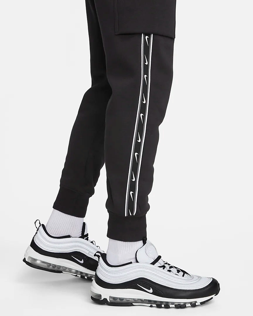 FootkornerPantalon Nike Sportswear Repeat - Noir/Blanc/Gris