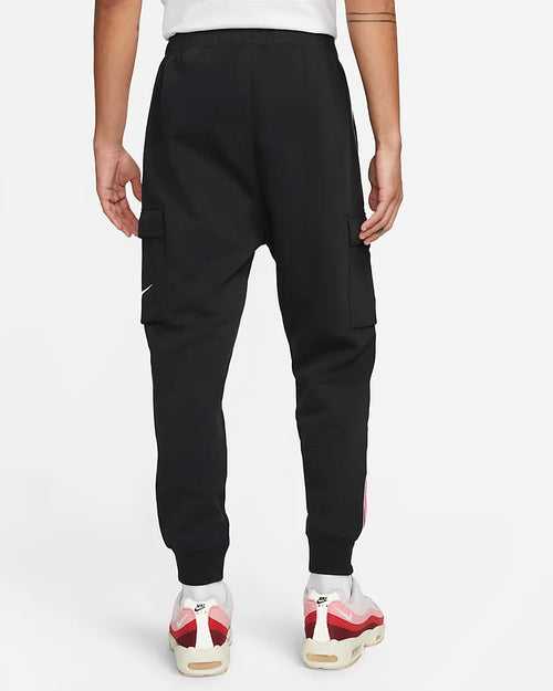 Pantalon Nike Sportswear Repeat – Schwarz/Rosa/Weiß - Footkorner