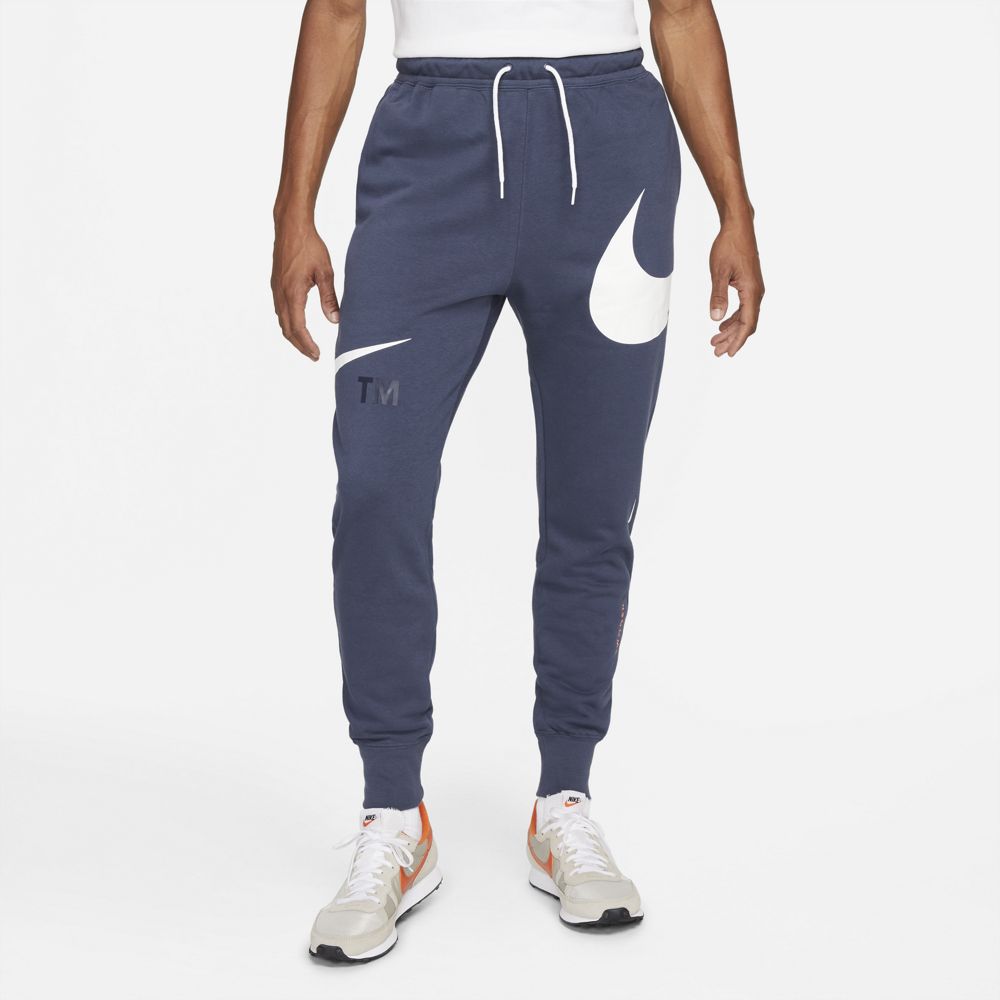 Pantalon Nike Sportswear Swoosh - Bleu/Blanc