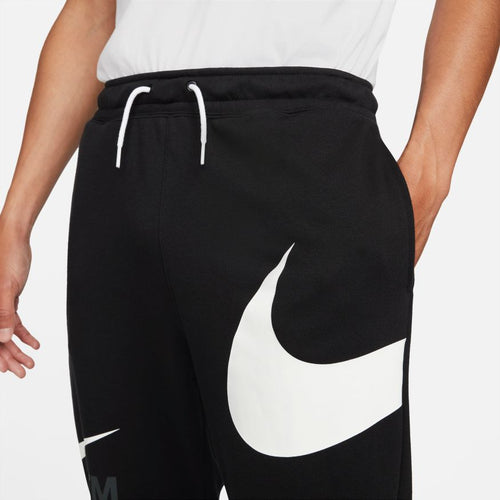 Pantalon Nike Sportswear Swoosh - Noir/Blanc - Footkorner