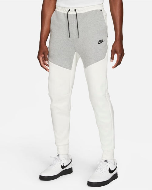 Jogginghose zum Joggen Nike Tech Fleece - Weiß/Grau - Footkorner